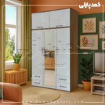 کمد دیواری مدل ماکان - عرض 150 (5 تکه)