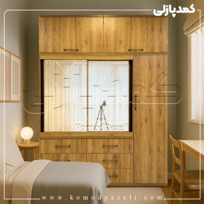 کمد دیواری مدل آدرین - عرض 170 یا 190 (9 تکه)