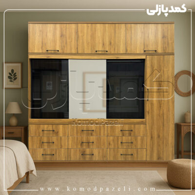 کمد دیواری مدل آمیتیس - عرض 230 یا 260 (13 تکه)