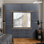 کمد دیواری مدل دیانا - عرض 220 یا 240 (10 تکه)