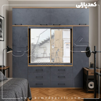 کمد دیواری مدل دیانا - عرض 220 یا 240 (10 تکه)