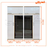 کمد دیواری مدل فیونا - عرض 220 یا 240 (10 تکه)