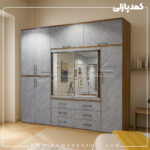 کمد دیواری مدل کارینا - عرض 270 یا 290 (11 تکه)