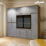 کمد دیواری مدل کارینا - عرض 270 یا 290 (11 تکه)