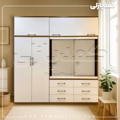 کمد دیواری مدل کیانا - عرض 220 یا 240 (8 تکه)