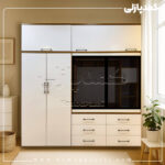 کمد دیواری مدل کیانا - عرض 220 یا 240 (8 تکه)