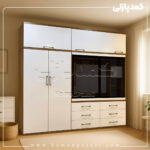 کمد دیواری مدل کیانا - عرض 220 یا 240 (8 تکه)