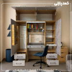 کمد دیواری مدل رامان - عرض 190 (5 تکه)