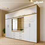 کمد دیواری مدل دیاکو - عرض 320 یا 340 (15 تکه)