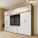 کمد دیواری مدل دیاکو - عرض 320 یا 340 (15 تکه)