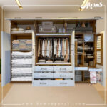 کمد دیواری مدل دیاکو - عرض 320 یا 340 (15 تکه)