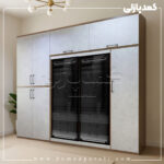 کمد دیواری مدل کارا - عرض 270 یا 290 (11 تکه)