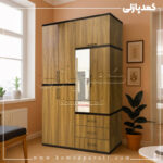 کمد دیواری مدل ویونا - عرض 190 (5 تکه)